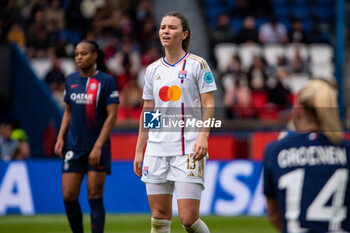 2024-04-28 - Damaris Egurrola of Olympique Lyonnais during the UEFA Women's Champions League, Semi-finals, 2nd leg football match between Paris Saint-Germain and Olympique Lyonnais on April 28, 2024 at Parc des Princes stadium in Paris, France - FOOTBALL - WOMEN'S CHAMPIONS LEAGUE - PARIS SG V LYON - UEFA CHAMPIONS LEAGUE WOMEN - SOCCER