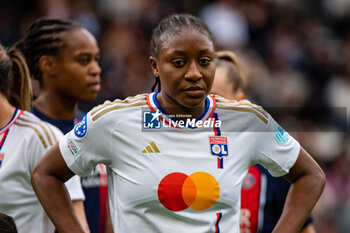 2024-04-28 - Kadidiatou Diani of Olympique Lyonnais reacts during the UEFA Women's Champions League, Semi-finals, 2nd leg football match between Paris Saint-Germain and Olympique Lyonnais on April 28, 2024 at Parc des Princes stadium in Paris, France - FOOTBALL - WOMEN'S CHAMPIONS LEAGUE - PARIS SG V LYON - UEFA CHAMPIONS LEAGUE WOMEN - SOCCER