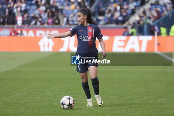 2024-04-28 - Sakina Karchaoui of PSG during the UEFA Women's Champions League, Semi-finals, 2nd leg football match between Paris Saint-Germain and Olympique Lyonnais on April 28, 2024 at Parc des Princes stadium in Paris, France - FOOTBALL - WOMEN'S CHAMPIONS LEAGUE - PARIS SG V LYON - UEFA CHAMPIONS LEAGUE WOMEN - SOCCER