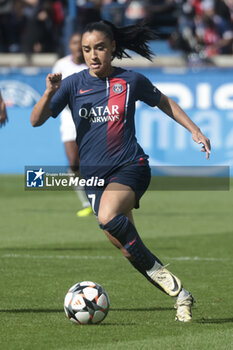 2024-04-28 - Sakina Karchaoui of PSG during the UEFA Women's Champions League, Semi-finals, 2nd leg football match between Paris Saint-Germain and Olympique Lyonnais on April 28, 2024 at Parc des Princes stadium in Paris, France - FOOTBALL - WOMEN'S CHAMPIONS LEAGUE - PARIS SG V LYON - UEFA CHAMPIONS LEAGUE WOMEN - SOCCER