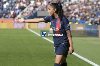 2024-04-28 - Sakina Karchaoui of PSG during the UEFA Women's Champions League, Semi-finals, 2nd leg football match between Paris Saint-Germain and Olympique Lyonnais on April 28, 2024 at Parc des Princes stadium in Paris, France - FOOTBALL - WOMEN'S CHAMPIONS LEAGUE - PARIS SG V LYON - UEFA CHAMPIONS LEAGUE WOMEN - SOCCER