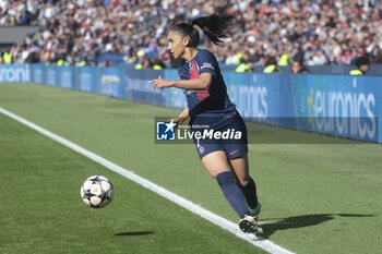 2024-04-28 - Sakina Karchaoui of PSG during the UEFA Women's Champions League, Semi-finals, 2nd leg football match between Paris Saint-Germain and Olympique Lyonnais on April 28, 2024 at Parc des Princes stadium in Paris, France - FOOTBALL - WOMEN'S CHAMPIONS LEAGUE - PARIS SG V LYON - UEFA CHAMPIONS LEAGUE WOMEN - SOCCER