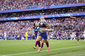 2024-05-25 - Alexia Putellas of FC Barcelona celebrates after scoring a goal 2-0 during the UEFA Women's Champions League, Final, football match between FC Barcelona and Olympique Lyonnais on May 25, 2024 at San Mames stadium in Bilbao, Spain - FOOTBALL - WOMEN'S CHAMPIONS LEAGUE - FINAL - FC BARCELONA V LYON - UEFA CHAMPIONS LEAGUE WOMEN - SOCCER