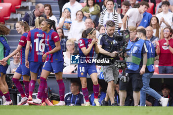 2024-05-25 - Aitana Bonmati of FC Barcelona celebrates after scoring a goal 1-0 during the UEFA Women's Champions League, Final, football match between FC Barcelona and Olympique Lyonnais on May 25, 2024 at San Mames stadium in Bilbao, Spain - FOOTBALL - WOMEN'S CHAMPIONS LEAGUE - FINAL - FC BARCELONA V LYON - UEFA CHAMPIONS LEAGUE WOMEN - SOCCER