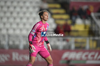 2024-10-08 - Camelia Ceasar of A.S. Roma Women during the Women Champion League Rome vs Wolfsburg 08 October 2024 at the Tre Fontane Stadium in Rome - ROMA WOMEN VS WOLFSBURG - UEFA CHAMPIONS LEAGUE WOMEN - SOCCER