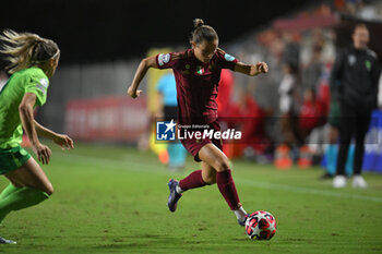 2024-10-08 - during the Women Champion League Rome vs Wolfsburg 08 October 2024 at the Tre Fontane Stadium in Rome - ROMA WOMEN VS WOLFSBURG - UEFA CHAMPIONS LEAGUE WOMEN - SOCCER