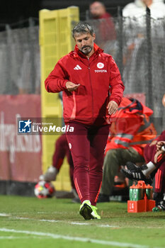 2024-10-08 - Alessandro Spugna of A.S. Roma Women during the Women Champion League Rome vs Wolfsburg 08 October 2024 at the Tre Fontane Stadium in Rome - ROMA WOMEN VS WOLFSBURG - UEFA CHAMPIONS LEAGUE WOMEN - SOCCER