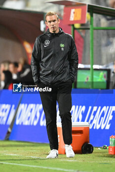 2024-10-08 - Tommy Stroot of VfL Wolfsburg Women during the Women Champion League Rome vs Wolfsburg 08 October 2024 at the Tre Fontane Stadium in Rome - ROMA WOMEN VS WOLFSBURG - UEFA CHAMPIONS LEAGUE WOMEN - SOCCER