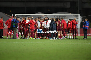 2024-10-08 - A.S. Roma Women during the Women Champion League Rome vs Wolfsburg 08 October 2024 at the Tre Fontane Stadium in Rome - ROMA WOMEN VS WOLFSBURG - UEFA CHAMPIONS LEAGUE WOMEN - SOCCER