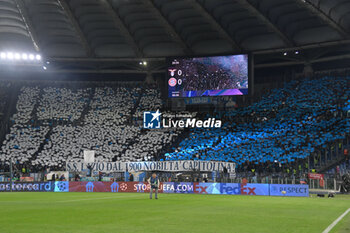 2024-02-14 - SS Lazio supporters during the UEFA Champions League 2023-2024 football match between SS Lazio and Bayern Monaco at the Olympic Stadium in Rome on February 14, 2023. - SS LAZIO VS BAYERN MUNICH - UEFA CHAMPIONS LEAGUE - SOCCER