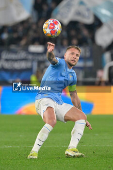 2024-02-14 - Ciro Immobile (SS Lazio);  during the UEFA Champions League 2023-2024 football match between SS Lazio and Bayern Monaco at the Olympic Stadium in Rome on February 14, 2023. - SS LAZIO VS BAYERN MUNICH - UEFA CHAMPIONS LEAGUE - SOCCER