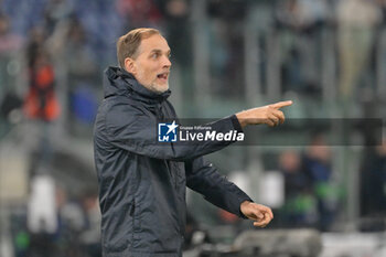 2024-02-14 - Thomas Tuchel (Coach Bayern Munich)  during the UEFA Champions League 2023-2024 football match between SS Lazio and Bayern Monaco at the Olympic Stadium in Rome on February 14, 2023. - SS LAZIO VS BAYERN MUNICH - UEFA CHAMPIONS LEAGUE - SOCCER