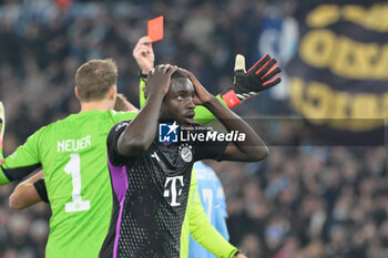 2024-02-14 - Dayot Upamecano (Bayern Munich)  during the UEFA Champions League 2023-2024 football match between SS Lazio and Bayern Monaco at the Olympic Stadium in Rome on February 14, 2023. - SS LAZIO VS BAYERN MUNICH - UEFA CHAMPIONS LEAGUE - SOCCER