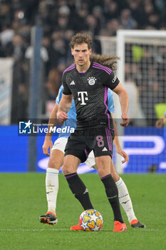 2024-02-14 - Leon Goretzka (Bayern Munich)  during the UEFA Champions League 2023-2024 football match between SS Lazio and Bayern Monaco at the Olympic Stadium in Rome on February 14, 2023. - SS LAZIO VS BAYERN MUNICH - UEFA CHAMPIONS LEAGUE - SOCCER