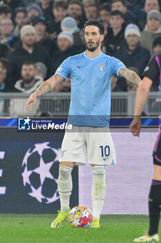 2024-02-14 - Luis Alberto (SS Lazio);  during the UEFA Champions League 2023-2024 football match between SS Lazio and Bayern Monaco at the Olympic Stadium in Rome on February 14, 2023. - SS LAZIO VS BAYERN MUNICH - UEFA CHAMPIONS LEAGUE - SOCCER