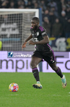 2024-02-14 - Dayot Upamecano (Bayern Munich)  during the UEFA Champions League 2023-2024 football match between SS Lazio and Bayern Monaco at the Olympic Stadium in Rome on February 14, 2023. - SS LAZIO VS BAYERN MUNICH - UEFA CHAMPIONS LEAGUE - SOCCER
