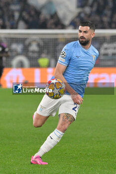 2024-02-14 - Elseid Hysaj (SS Lazio); during the UEFA Champions League 2023-2024 football match between SS Lazio and Bayern Monaco at the Olympic Stadium in Rome on February 14, 2023. - SS LAZIO VS BAYERN MUNICH - UEFA CHAMPIONS LEAGUE - SOCCER