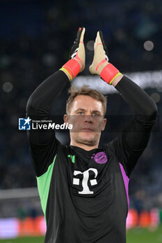 2024-02-14 - Manuel Neuer (Bayern Munich)  during the UEFA Champions League 2023-2024 football match between SS Lazio and Bayern Monaco at the Olympic Stadium in Rome on February 14, 2023. - SS LAZIO VS BAYERN MUNICH - UEFA CHAMPIONS LEAGUE - SOCCER