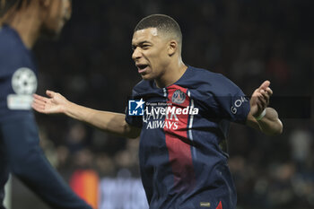 2024-02-14 - Kylian Mbappe of PSG during the UEFA Champions League, Round of 16 1st leg football match between Paris Saint-Germain (PSG) and Real Sociedad on February 14, 2024 at Parc des Princes stadium in Paris, France - FOOTBALL - CHAMPIONS LEAGUE - PARIS SG V REAL SOCIEDAD - UEFA CHAMPIONS LEAGUE - SOCCER