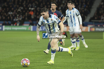 2024-02-14 - Javier Galan of Real Sociedad during the UEFA Champions League, Round of 16 1st leg football match between Paris Saint-Germain (PSG) and Real Sociedad on February 14, 2024 at Parc des Princes stadium in Paris, France - FOOTBALL - CHAMPIONS LEAGUE - PARIS SG V REAL SOCIEDAD - UEFA CHAMPIONS LEAGUE - SOCCER