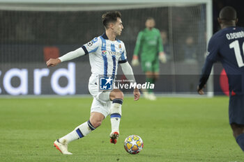 2024-02-14 - Martin Zubimendi of Real Sociedad during the UEFA Champions League, Round of 16 1st leg football match between Paris Saint-Germain (PSG) and Real Sociedad on February 14, 2024 at Parc des Princes stadium in Paris, France - FOOTBALL - CHAMPIONS LEAGUE - PARIS SG V REAL SOCIEDAD - UEFA CHAMPIONS LEAGUE - SOCCER