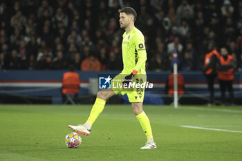 2024-02-14 - Real Sociedad goalkeeper Alejandro Remiro during the UEFA Champions League, Round of 16 1st leg football match between Paris Saint-Germain (PSG) and Real Sociedad on February 14, 2024 at Parc des Princes stadium in Paris, France - FOOTBALL - CHAMPIONS LEAGUE - PARIS SG V REAL SOCIEDAD - UEFA CHAMPIONS LEAGUE - SOCCER