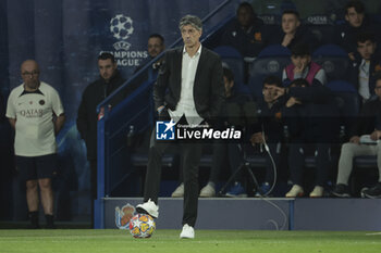 2024-02-14 - Coach of Real Sociedad Imanol Alguacil during the UEFA Champions League, Round of 16 1st leg football match between Paris Saint-Germain (PSG) and Real Sociedad on February 14, 2024 at Parc des Princes stadium in Paris, France - FOOTBALL - CHAMPIONS LEAGUE - PARIS SG V REAL SOCIEDAD - UEFA CHAMPIONS LEAGUE - SOCCER