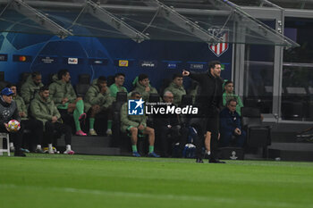 2024-02-20 - Diego Simeone, Head Coach of Club Atletico De Madrid, during the UEFA Champions League match between Inter FC Internazionale and Club Atletico De Madrid, on 20 of February 2024, at Giuseppe Meazza San Siro Siro stadium in Milan, Italy. Photo Tiziano Ballabio - INTER - FC INTERNAZIONALE VS ATLETICO MADRID - UEFA CHAMPIONS LEAGUE - SOCCER