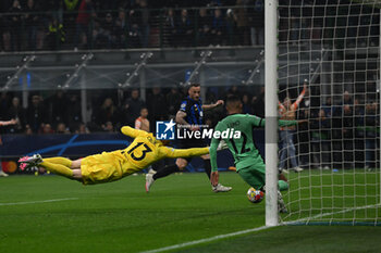 2024-02-20 - Marko Arnautovic of FC Internazionale scores a goal during the UEFA Champions League match between Inter FC Internazionale and Club Atletico De Madrid, on 20 of February 2024, at Giuseppe Meazza San Siro Siro stadium in Milan, Italy. Photo Tiziano Ballabio - INTER - FC INTERNAZIONALE VS ATLETICO MADRID - UEFA CHAMPIONS LEAGUE - SOCCER