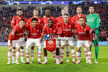 2024-02-20 - Team of PSV during the UEFA Champions League, Round of 16 1st leg football match between PSV and Borussia Dortmund on February 20, 2024 at Philips Stadion in Eindhoven, Netherlands - FOOTBALL - CHAMPIONS LEAGUE - PSV V DORTMUND - UEFA CHAMPIONS LEAGUE - SOCCER