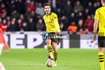 2024-02-20 - Mats Hummels of Borussia Dortmund during the UEFA Champions League, Round of 16 1st leg football match between PSV and Borussia Dortmund on February 20, 2024 at Philips Stadion in Eindhoven, Netherlands - FOOTBALL - CHAMPIONS LEAGUE - PSV V DORTMUND - UEFA CHAMPIONS LEAGUE - SOCCER