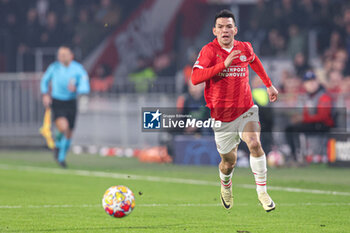 2024-02-20 - Hirving Lozano of PSV during the UEFA Champions League, Round of 16 1st leg football match between PSV and Borussia Dortmund on February 20, 2024 at Philips Stadion in Eindhoven, Netherlands - FOOTBALL - CHAMPIONS LEAGUE - PSV V DORTMUND - UEFA CHAMPIONS LEAGUE - SOCCER
