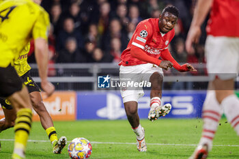 2024-02-20 - Johan Bakayoko of PSV during the UEFA Champions League, Round of 16 1st leg football match between PSV and Borussia Dortmund on February 20, 2024 at Philips Stadion in Eindhoven, Netherlands - FOOTBALL - CHAMPIONS LEAGUE - PSV V DORTMUND - UEFA CHAMPIONS LEAGUE - SOCCER