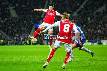 2024-02-21 - Declan Rice (41) of Arsenal during the UEFA Champions League, Round of 16 1st leg football match between FC Porto and Arsenal on 21 February 2024 at Estadio do Dragao in Porto, Portugal - FOOTBALL - CHAMPIONS LEAGUE - PORTO V ARSENAL - UEFA CHAMPIONS LEAGUE - SOCCER