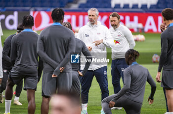 2024-03-05 - Marco Rose, head coach of RB Leipzig, seen during the training session the day before the second leg of the round of 16 football match of Champions League against Real Madrid at Santiago Bernabeu stadium in Madrid. - REAL MADRID VS RB LEIPZIG: RB LEIPZIG TRAINING AND PRESS CONFERENCE - UEFA CHAMPIONS LEAGUE - SOCCER