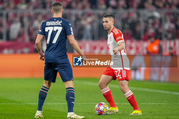 2024-03-05 - Raphael Guerreiro of Bayern Munich during the UEFA Champions League, Round of 16, 2nd leg football match between FC Bayern Munich and SS Lazio on March 5, 2024 at Allianz Arena in Munich, Germany - FOOTBALL - CHAMPIONS LEAGUE - BAYERN MUNICH V LAZIO - UEFA CHAMPIONS LEAGUE - SOCCER