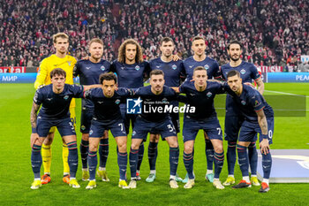 2024-03-05 - Team of Lazio during the UEFA Champions League, Round of 16, 2nd leg football match between FC Bayern Munich and SS Lazio on March 5, 2024 at Allianz Arena in Munich, Germany - FOOTBALL - CHAMPIONS LEAGUE - BAYERN MUNICH V LAZIO - UEFA CHAMPIONS LEAGUE - SOCCER