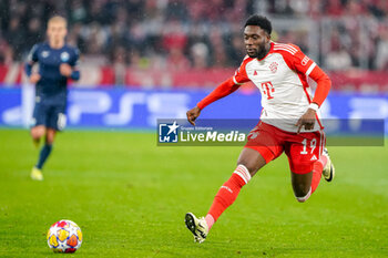 2024-03-05 - Alphonso Davies of Bayern Munich during the UEFA Champions League, Round of 16, 2nd leg football match between FC Bayern Munich and SS Lazio on March 5, 2024 at Allianz Arena in Munich, Germany - FOOTBALL - CHAMPIONS LEAGUE - BAYERN MUNICH V LAZIO - UEFA CHAMPIONS LEAGUE - SOCCER