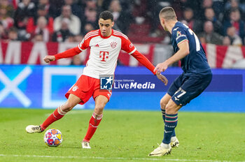 2024-03-05 - Jamal Musiala of Bayern Munich during the UEFA Champions League, Round of 16, 2nd leg football match between FC Bayern Munich and SS Lazio on March 5, 2024 at Allianz Arena in Munich, Germany - FOOTBALL - CHAMPIONS LEAGUE - BAYERN MUNICH V LAZIO - UEFA CHAMPIONS LEAGUE - SOCCER
