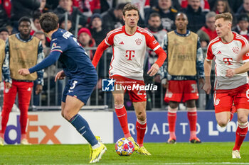 2024-03-05 - Thomas Muller of Bayern Munich during the UEFA Champions League, Round of 16, 2nd leg football match between FC Bayern Munich and SS Lazio on March 5, 2024 at Allianz Arena in Munich, Germany - FOOTBALL - CHAMPIONS LEAGUE - BAYERN MUNICH V LAZIO - UEFA CHAMPIONS LEAGUE - SOCCER