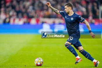 2024-03-05 - Mattia Zaccagni of Lazio during the UEFA Champions League, Round of 16, 2nd leg football match between FC Bayern Munich and SS Lazio on March 5, 2024 at Allianz Arena in Munich, Germany - FOOTBALL - CHAMPIONS LEAGUE - BAYERN MUNICH V LAZIO - UEFA CHAMPIONS LEAGUE - SOCCER