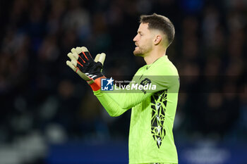 2024-03-05 - Alex Remiro of Real Sociedad during the UEFA Champions League, Round of 16, 2nd leg football match between Real Sociedad and Paris Saint-Germain on March 5, 2024 at Reale Arena in San Sebastian, Spain - FOOTBALL - CHAMPIONS LEAGUE - REAL SOCIEDAD V PARIS SG - UEFA CHAMPIONS LEAGUE - SOCCER