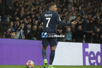 2024-03-05 - Kylian Mbappe of PSG during the UEFA Champions League, Round of 16, 2nd leg football match between Real Sociedad and Paris Saint-Germain (PSG) on March 5, 2024 at Reale Arena in San Sebastian, Spain - FOOTBALL - CHAMPIONS LEAGUE - REAL SOCIEDAD V PARIS SG - UEFA CHAMPIONS LEAGUE - SOCCER
