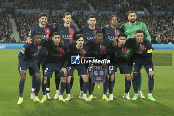 2024-03-05 - Team PSG poses before the UEFA Champions League, Round of 16, 2nd leg football match between Real Sociedad and Paris Saint-Germain (PSG) on March 5, 2024 at Reale Arena in San Sebastian, Spain - FOOTBALL - CHAMPIONS LEAGUE - REAL SOCIEDAD V PARIS SG - UEFA CHAMPIONS LEAGUE - SOCCER