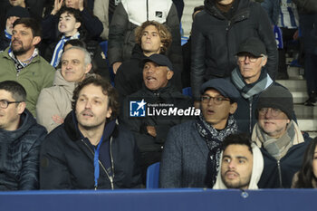 2024-03-05 - Alain Roche, Antoine Kombouare, Laurent Blanc attend the UEFA Champions League, Round of 16, 2nd leg football match between Real Sociedad and Paris Saint-Germain (PSG) on March 5, 2024 at Reale Arena in San Sebastian, Spain - FOOTBALL - CHAMPIONS LEAGUE - REAL SOCIEDAD V PARIS SG - UEFA CHAMPIONS LEAGUE - SOCCER