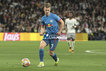 2024-03-06 - Dani Olmo of RB Leipzig during the UEFA Champions League, Round of 16, 2nd leg football match between Real Madrid and RB Leipzig on March 6, 2024 at Santiago Bernabeu stadium in Madrid, Spain - FOOTBALL - CHAMPIONS LEAGUE - REAL MADRID V RB LEIPZIG - UEFA CHAMPIONS LEAGUE - SOCCER