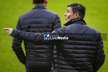 2024-03-12 - Javier Zanetti, former player and vice president of FC Internazionale, seen during the Training Session And Press Conference a day before the Champions League football match between Atletico Madrid and FC Internazionale at Metropolitano Stadium in Madrid, Spain. - ATLETICO MADRID VS FC INTERNAZIONALE: FC INTERNAZIONALE TRAINING AND PRESS CONFERENCE - UEFA CHAMPIONS LEAGUE - SOCCER