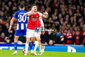 2024-03-13 - Jorginho (20) of Arsenal gestures during the UEFA Champions League, Round of 16, 2nd leg football match between Arsenal and FC Porto on 12 March 2024 at the Emirates Stadium in London, England - FOOTBALL - CHAMPIONS LEAGUE - ARSENAL V PORTO - UEFA CHAMPIONS LEAGUE - SOCCER