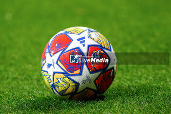 2024-03-13 - Adidas official match ball during the UEFA Champions League, Round of 16, 2nd leg football match between Atletico de Madrid and FC Internazionale on March 13, 2024 at Civitas Metropolitano stadium in Madrid, Spain - FOOTBALL - CHAMPIONS LEAGUE - ATLETICO MADRID V INTERNAZIONALE - UEFA CHAMPIONS LEAGUE - SOCCER
