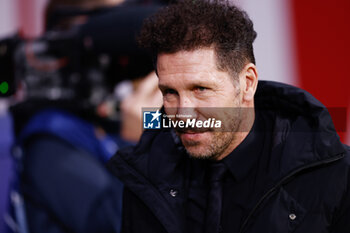2024-03-13 - Diego Pablo Simeone, head coach of Atletico de Madrid during the UEFA Champions League, Round of 16, 2nd leg football match between Atletico de Madrid and FC Internazionale on March 13, 2024 at Civitas Metropolitano stadium in Madrid, Spain - FOOTBALL - CHAMPIONS LEAGUE - ATLETICO MADRID V INTERNAZIONALE - UEFA CHAMPIONS LEAGUE - SOCCER